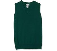 Amazon Essentials Bambino Maglione Smanicato con Scollo a v in Cotone in Stile Uniforme