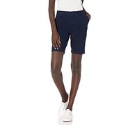 Amazon Essentials Bermuda Chino a Vita Media, Vestibilità Aderente, Interno Gamba da 25cm Donna