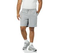 Amazon Essentials Bermuda con Coulisse e Cucitura Interna da 20 cm vestibilità Comoda (Disponibili in Taglie Forti) Uomo, Grigio Chiaro, S