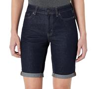 Amazon Essentials Bermuda in Jeans, Mediamente Elasticizzati a Vita Media, Interno Gamba 22,9cm, Vestibilità Aderente Donna, Risciacquo, 52
