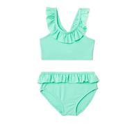 Amazon Essentials Bikini da Bambina, Due Pezzi, con Volant, Verde Menta Brillante, XXL