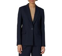 Amazon Essentials Blazer Monopetto in Tessuto Regular Fit Donna, Blu Marino, 46