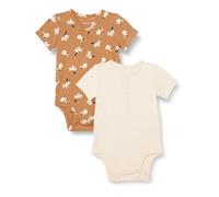 Amazon Essentials Body henley Unisex - Bambini e ragazzi, confezione da 2 , Lion E Pony/Pesca Pallido, Prematuro