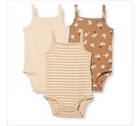 Amazon Essentials Body Smanicati Bambine e ragazze, Pack of 3, Lion E Pony/Pesca Pallido/Righe, 24 mesi