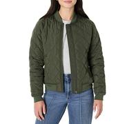 Amazon Essentials Bomber trapuntato, Vestibilità Classica Donna, Verde Oliva Scuro, XXL
