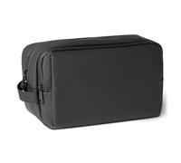 Amazon Essentials - Borsa da toilette da viaggio, modello dopp kit, di grandi dimensioni, 25,4 cm, Nero