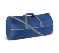 Amazon Essentials, Borsone Pieghevole Extra Large in Nylon da 82,3 cm per Viaggio/Conservazione con Tasche con Cerniera,150 L, Capacità 22,7 kg, Blu Navy (in Precedenza Amazon Basics)