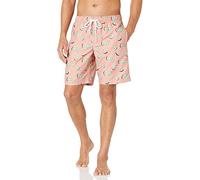 Amazon Essentials Boxer da Bagno da 22,86 cm ad Asciugatura Rapida dalla Vestibilità Comoda - colori fuori produzione Uomo, Rosa Frutta, S
