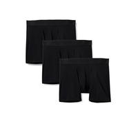 Amazon Essentials Boxer in Microfibra, Biancheria Intima Uomo, Pacco da 3, Nero, XXL