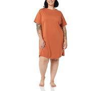 Amazon Essentials Camicia da notte a maniche corte in jersey di maglia - colori fuori produzione Donna, Terracotta, XL Plus