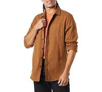 Amazon Essentials Camicia in Flanella a Maniche Lunghe (Disponibile in Taglie Extra Forti) Uomo, Marrone Toffee, M