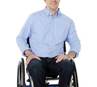 Amazon Essentials Camicia Oxford elasticizzata con taschino a maniche lunghe Regular Fit (disponibile nelle taglie Big & Tall) Uomo, Azzurro Polvere, 3XL Plus Tall