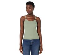 Amazon Essentials Canotta a Costine, Vestibilità Aderente Donna, Verde Salvia Scuro, XXL