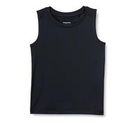 Amazon Essentials Canotta in Tessuto Tecnico Elasticizzato Bambini e Ragazzi, Nero, 8 Anni