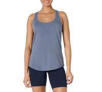 Amazon Essentials Canotta Leggera Tecnica da Yoga in Morbido Cotone, con Scollo Rotondo e Schiena Olimpionica, Vestibilità Comoda Donna, Grigio Ardesia, L