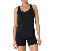 Amazon Essentials Canotta Leggera Tecnica per Yoga in Morbido Cotone, con Scollo Rotondo e Schiena Olimpionica, Vestibilità Classica Donna, Nero, XL