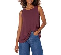 Amazon Essentials Canotta Svasata (Taglie Forti Disponibili) Donna, Bordeaux, L