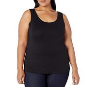 Amazon Essentials Canotta taglie forti Donna, Nero, 6XL Plus