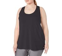Amazon Essentials Canotta Tecnica Dorso Vogatore Elasticizzata Asciugatura Rapida (Anche in Taglie Forti) Donna, Nero, 5XL Plus
