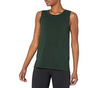 Amazon Essentials Canotta Yoga in Morbido Cotone Vestibilità Comoda (Disponibile in Taglie Forti) Donna, Verde Intenso, 3XL Plus