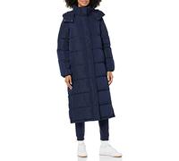 Amazon Essentials Cappotto di Piumino Lungo con Cappuccio Idrorepellente in Poliestere Riciclato (Taglie Forti Disponibili) (in precedenza Amazon Aware) Donna, Blu Marino, XXL