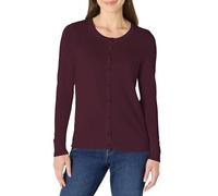 Amazon Essentials Cardigan Girocollo Leggero (Taglie Forti Disponibili) Donna, Bordeaux, L