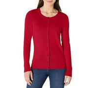 Amazon Essentials Cardigan Girocollo Leggero (Taglie Forti Disponibili) Donna, Rosso, L