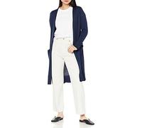 Amazon Essentials Cardigan Leggero A Maniche Lunghe con Apertura Frontale, Lunghezza più Lunga (Disponibile in Taglie Forti) Donna, Blu Marino, XL