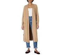 Amazon Essentials Cardigan Leggero con Lunghezza a Spolverino, vestibilità Classica Donna, Cammello Puntinato, XL