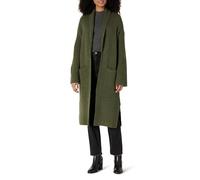 Amazon Essentials Cardigan Lungo da Donna in Misto Cotone, vestibilità Oversize, Trama Pesante, Verde Oliva Scuro, XL