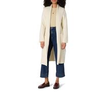 Amazon Essentials Cardigan Lungo Oversize in Misto Cotone con Cuciture a Trama Pesante Donna, Bianco Guscio D'uovo, S