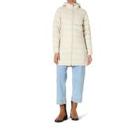 Amazon Essentials Chaqueta Acolchada con Capucha, Ligera e Impermeable (Disponible en Tallas Grandes) Mujer, Piedra, XS