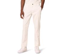 Amazon Essentials Chino Elasticizzati Comodi Slavati Sportivi Uomo, Bianco, 33W / 30L