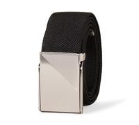 Amazon Essentials Cintura da golf sportiva in tessuto - colori fuori produzione Uomo, Nero, 2X