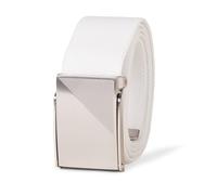 Amazon Essentials Cintura da Golf Sportiva in Tessuto Uomo, Bianco, M
