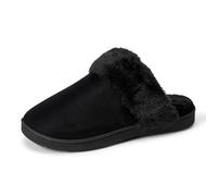 Amazon Essentials Comode Pantofole Mule in Pelliccia Sintetica Donna, Nero, 42 EU