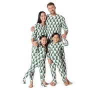 Amazon Essentials Completi Coordinati di Pigiami Natalizi per La Famiglia Donna, Alberi Invernali, L