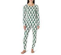 Amazon Essentials Completi Coordinati di Pigiami Natalizi per La Famiglia Donna, Alberi Invernali, XXL