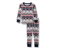 Amazon Essentials Completi Coordinati di Pigiami Natalizi per La Famiglia Unisex Bambini e Ragazzi, Winter Fairisle, 3 Anni