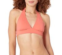 Amazon Essentials Costume da Bagno Bikini con Allacciatura al Collo e Supporto Leggero (Disponibile per Taglie Forti) Donna, Rosa Corallo, 48