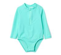 Amazon Essentials Costume intero Rash Guard Bimba, Verde Menta Brillante, 12 mesi