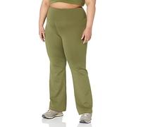 Amazon Essentials Crea i tuoi leggings Studio Sculpt a vita alta da stivale (In precedenza Core 10) Donna, Verde Oliva Scuro, 3XL Plus