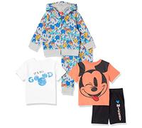 Amazon Essentials Disney | Marvel | Star Wars Completi Bambini e Ragazzi, Pacco da 5, Anagrammi di Topolino, 10 Anni