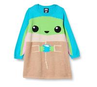 Amazon Essentials Disney | Marvel | Star Wars | Frozen | Princess Abiti in Maglia (In precedenza Spotted Zebra) Bambine e ragazze, Fluorescente, Star Wars - Bambino, 10 anni