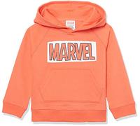 Amazon Essentials Disney | Marvel | Star Wars | Frozen | Princess Felpa con Cappuccio in Pile Bambine e Ragazze, Marvel Logo, 11-12 Anni
