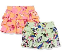 Amazon Essentials Disney | Marvel | Star Wars | Frozen | Princess Gonne a Ruota in Maglia con Volant Bambine e Ragazze, Pacco da 2, Minnie Bubbles, 10 Anni