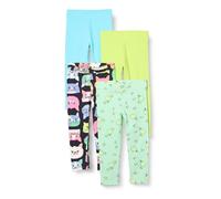 Amazon Essentials Disney | Marvel | Star Wars | Frozen | Princess Leggings Bambine e Ragazze, Pacco da 4, Star Wars/Ghirigoro, 5 Anni