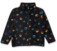 Amazon Essentials Disney | Marvel | Star Wars Giacca in pile con collo a lupetto con cerniera intera Bambini e ragazzi, Star Wars, 11-12 anni
