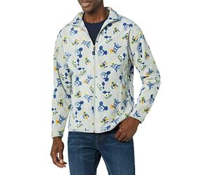 Amazon Essentials Disney | Marvel | Star Wars Giacca in Pile con Collo a Lupetto con Cerniera Intera Uomo, Topolino And Friends, L
