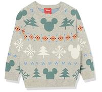 Amazon Essentials Disney | Marvel | Star Wars Maglioni girocollo Bambini e ragazzi, Mickey Fair Isle - Boys, 10 anni